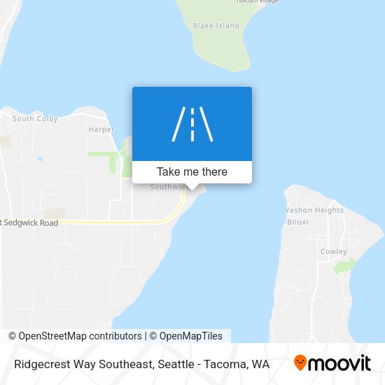 Mapa de Ridgecrest Way Southeast