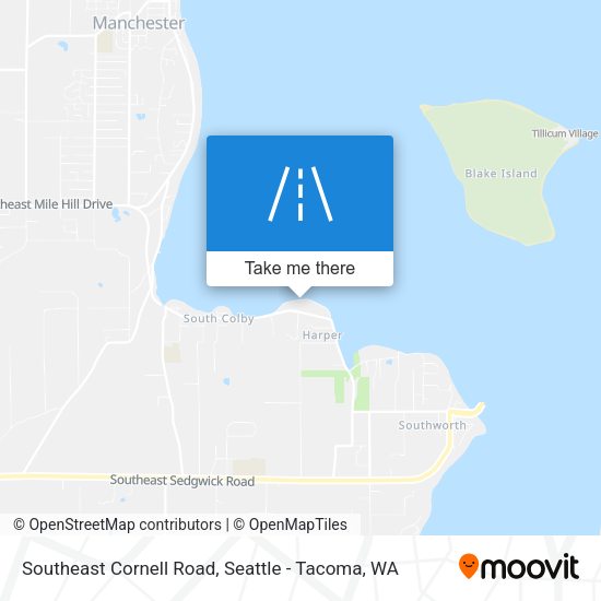 Southeast Cornell Road map