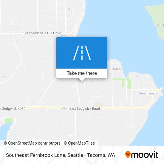 Southeast Fernbrook Lane map