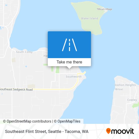 Mapa de Southeast Flint Street