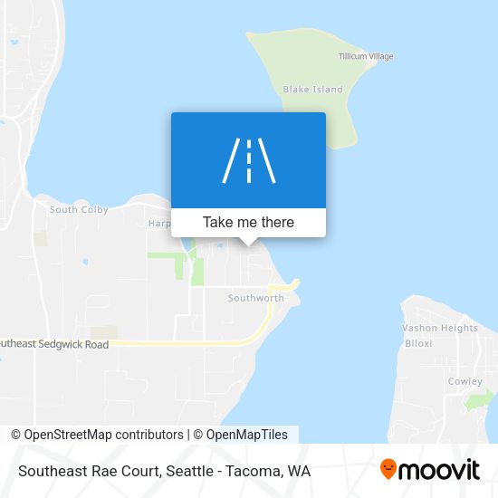 Southeast Rae Court map