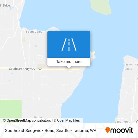 Southeast Sedgwick Road map