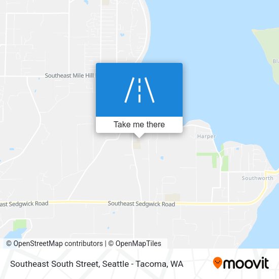Southeast South Street map