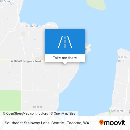 Southeast Steinway Lane map