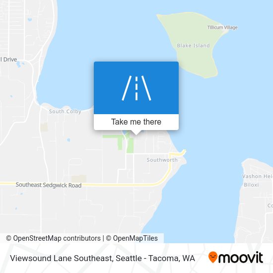 Viewsound Lane Southeast map