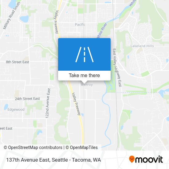 Mapa de 137th Avenue East