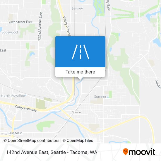 Mapa de 142nd Avenue East