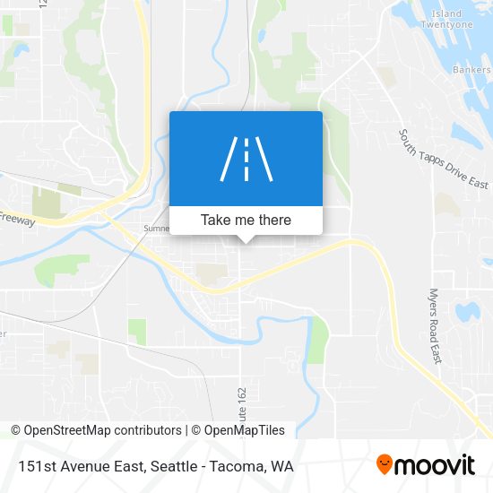 151st Avenue East map