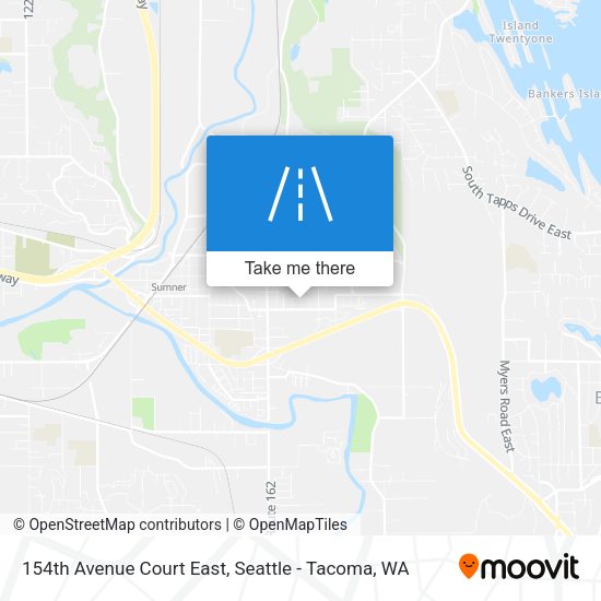 154th Avenue Court East map