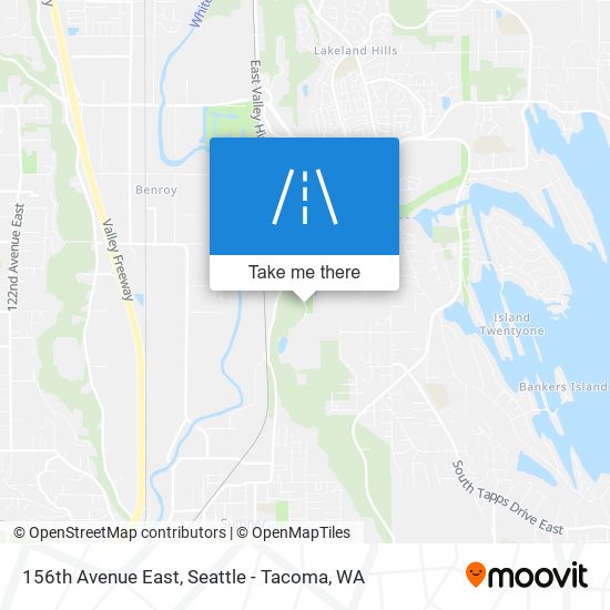 156th Avenue East map