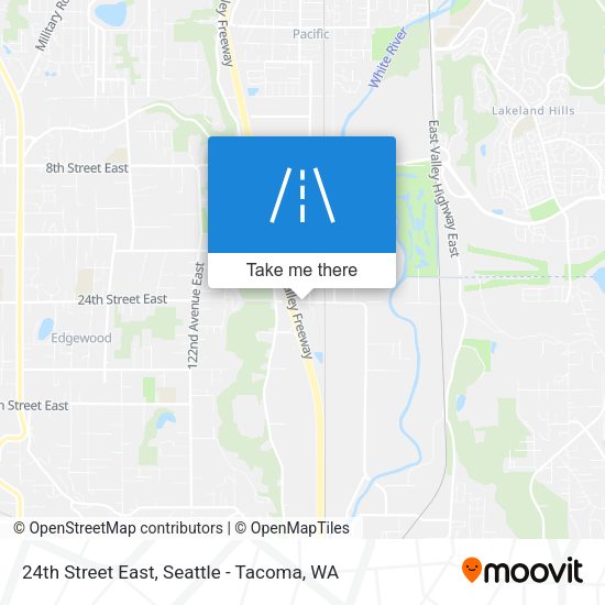 24th Street East map