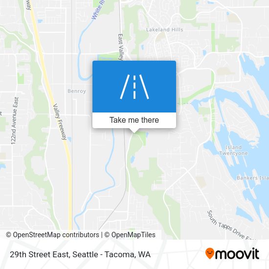 29th Street East map