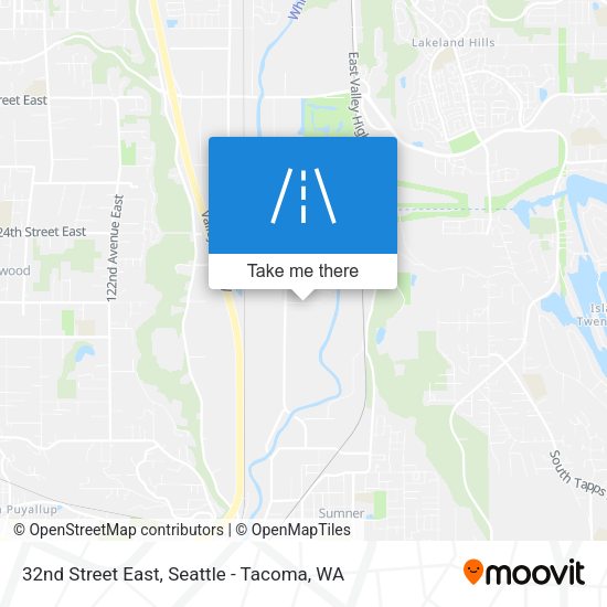 32nd Street East map