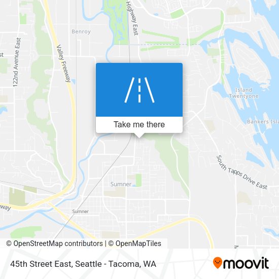 Mapa de 45th Street East