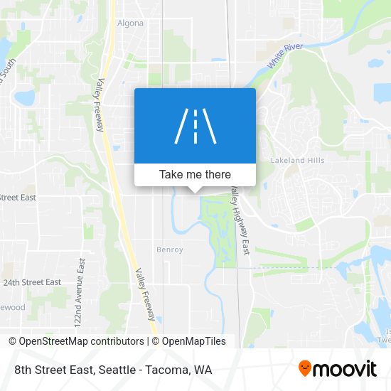 8th Street East map