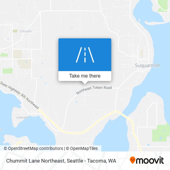 Chummit Lane Northeast map