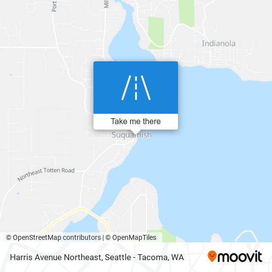 Harris Avenue Northeast map