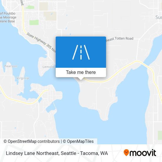 Lindsey Lane Northeast map