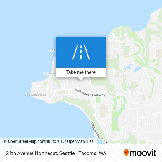 24th Avenue Northeast map