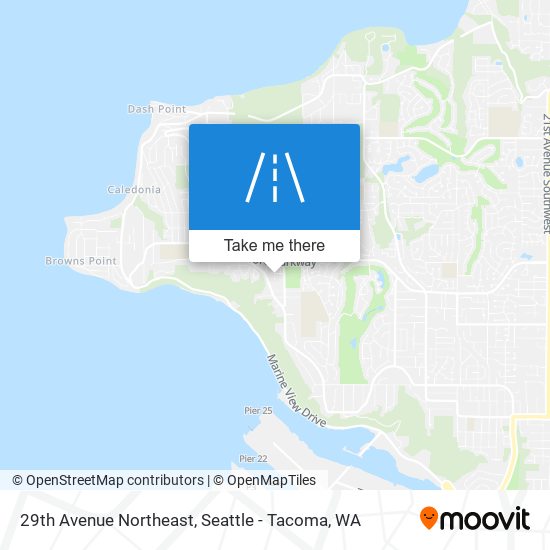 29th Avenue Northeast map