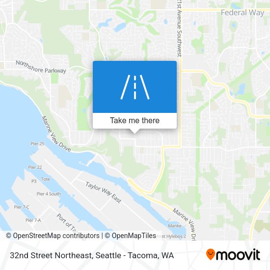 Mapa de 32nd Street Northeast