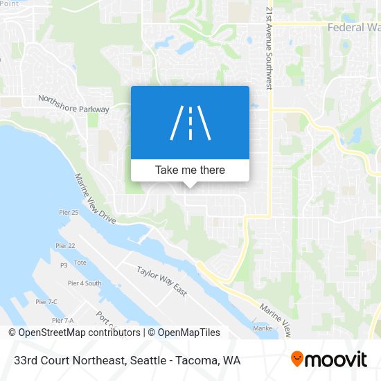 Mapa de 33rd Court Northeast