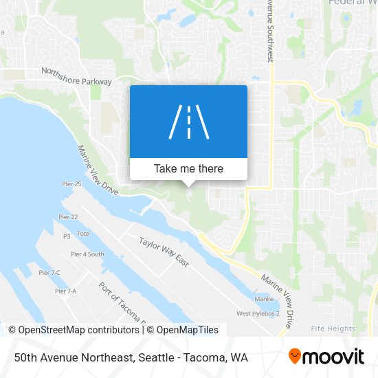Mapa de 50th Avenue Northeast