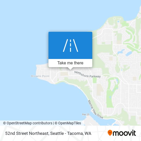 52nd Street Northeast map