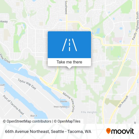 Mapa de 66th Avenue Northeast