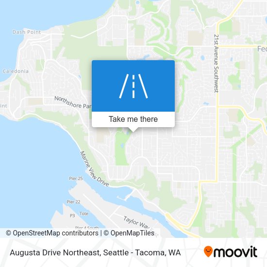 Augusta Drive Northeast map