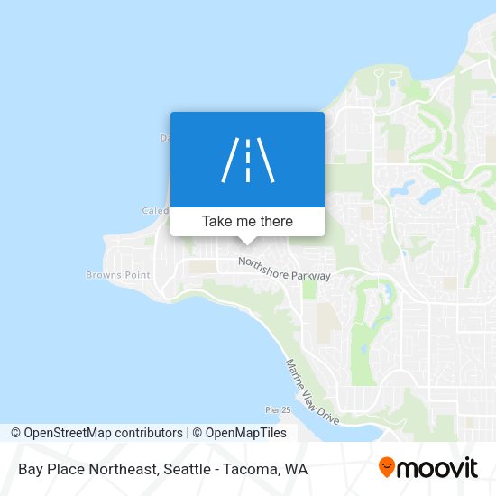 Bay Place Northeast map