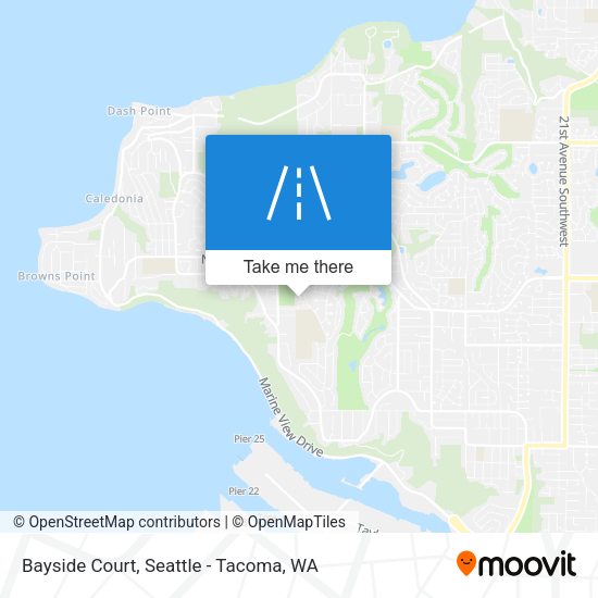 Bayside Court map