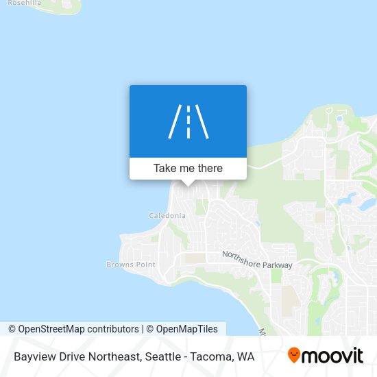 Bayview Drive Northeast map