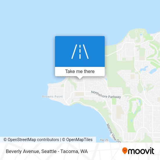 Mapa de Beverly Avenue