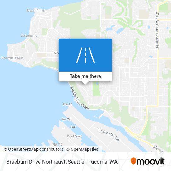 Mapa de Braeburn Drive Northeast