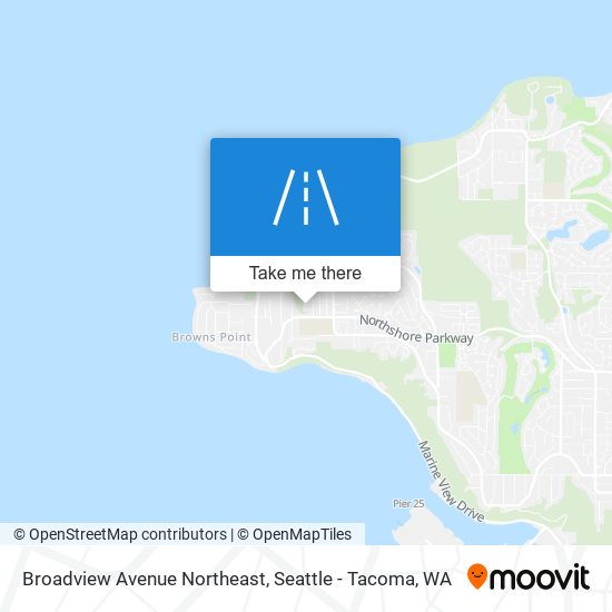 Mapa de Broadview Avenue Northeast