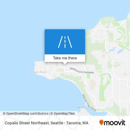 Copalis Street Northeast map