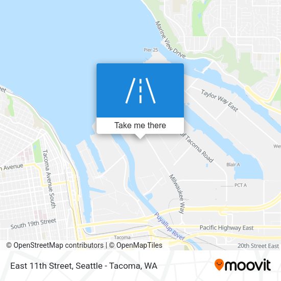 Mapa de East 11th Street