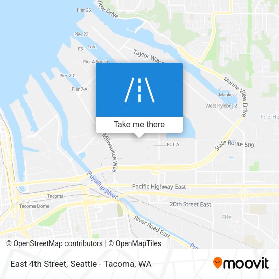Mapa de East 4th Street