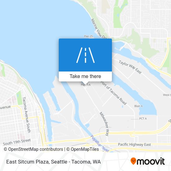 Mapa de East Sitcum Plaza
