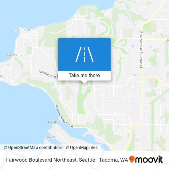 Mapa de Fairwood Boulevard Northeast
