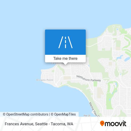 Mapa de Frances Avenue