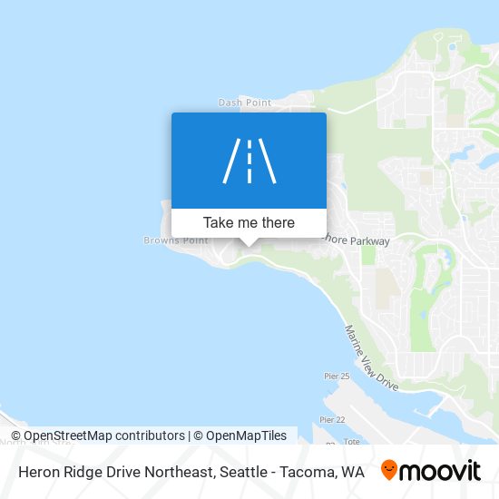 Mapa de Heron Ridge Drive Northeast