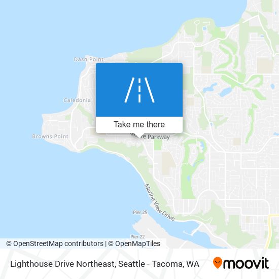 Mapa de Lighthouse Drive Northeast