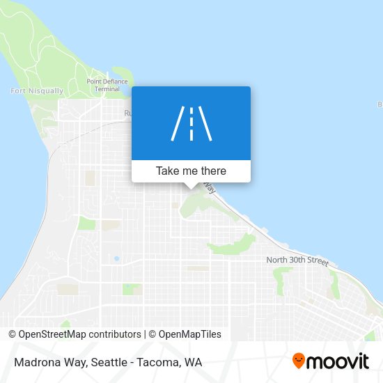 Mapa de Madrona Way