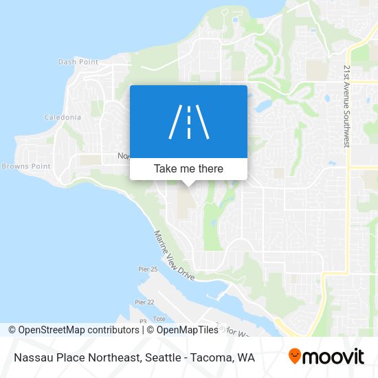 Mapa de Nassau Place Northeast