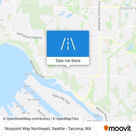 Mapa de Norpoint Way Northeast
