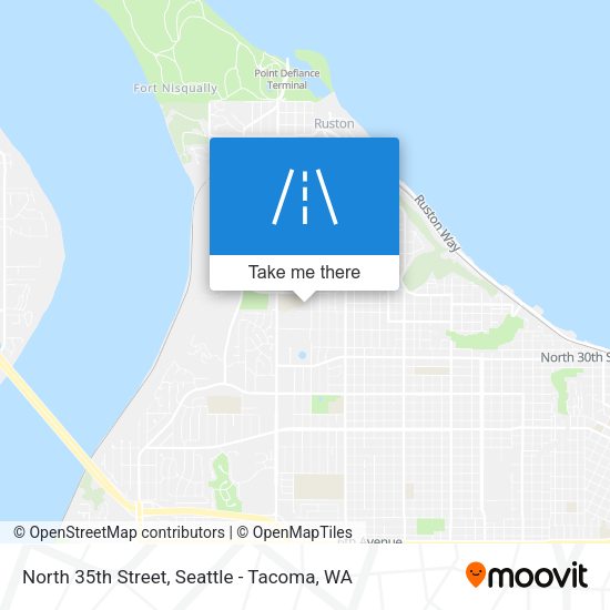 Mapa de North 35th Street