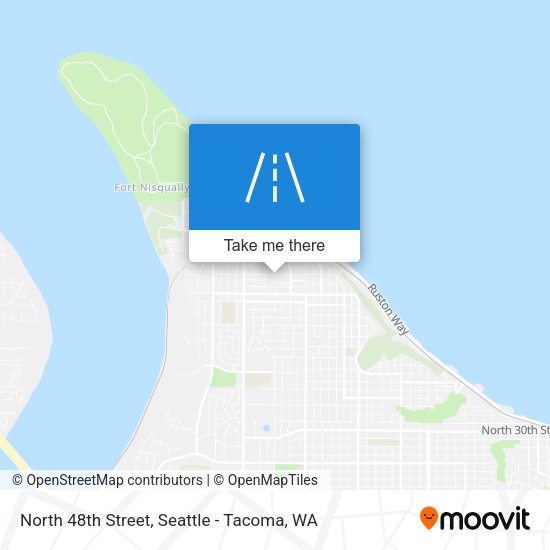 North 48th Street map