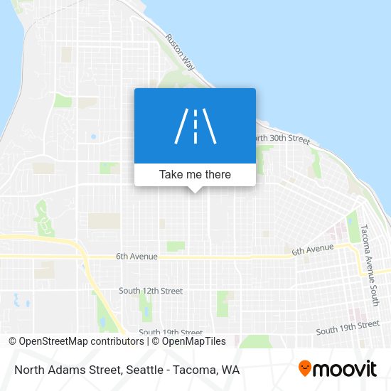 North Adams Street map